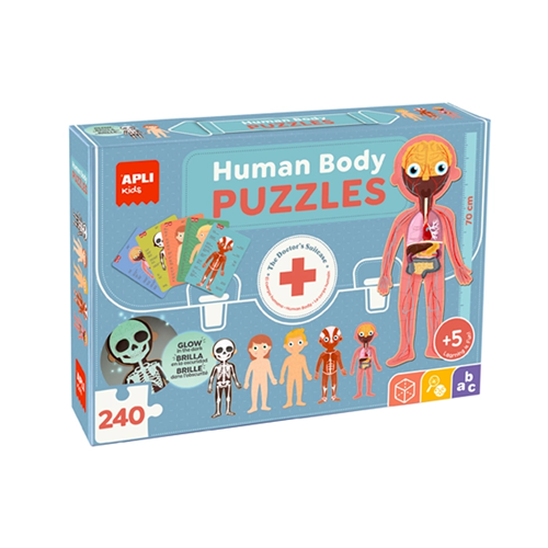 Grand puzzle éducatif le corps humain | Apli Kids Grand puzzle éducatif le corps humain | Apli Kids
